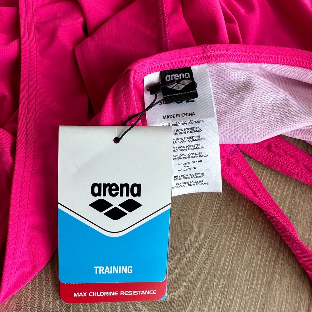 COPY - NEW Arena Training Swimming Suit Size 32 bright pink